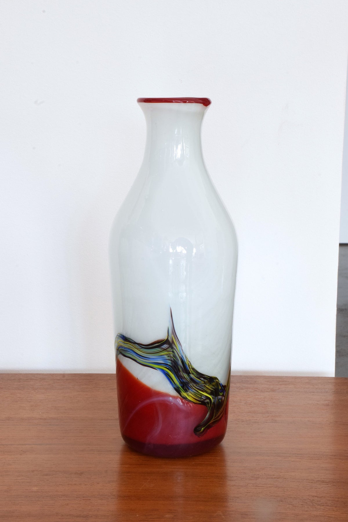 Italian Vintage Midcentury Murano Vase, 1970s - Spirit Gallery 