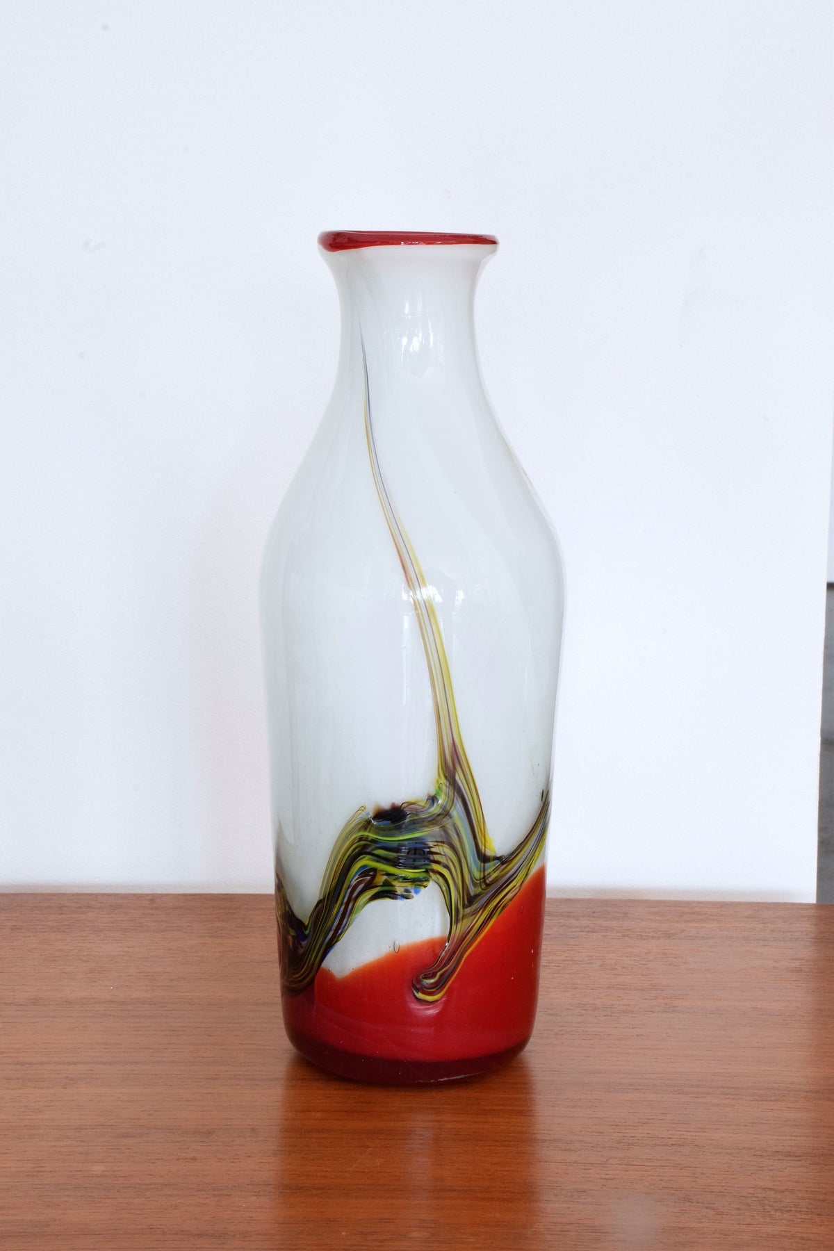 Italian Vintage Midcentury Murano Vase, 1970s - Spirit Gallery 