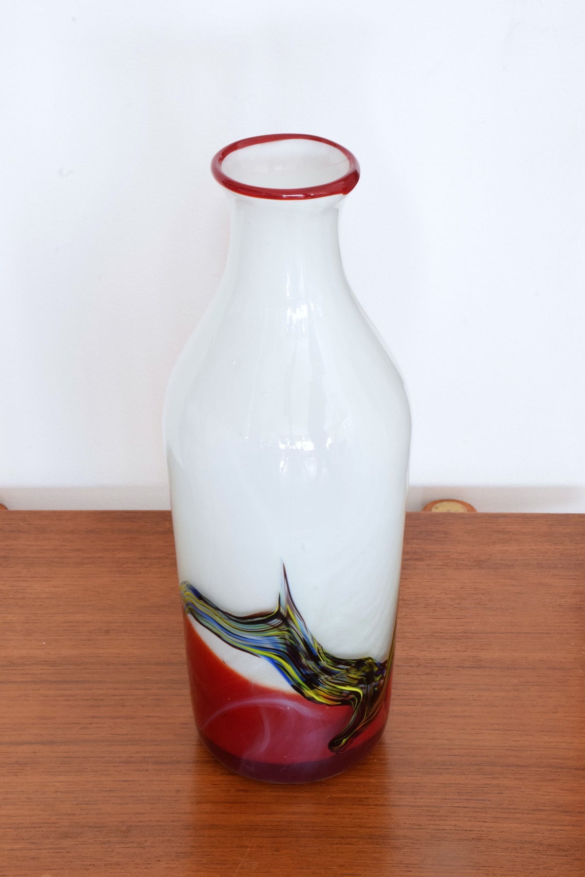 Italian Vintage Midcentury Murano Vase, 1970s - Spirit Gallery 