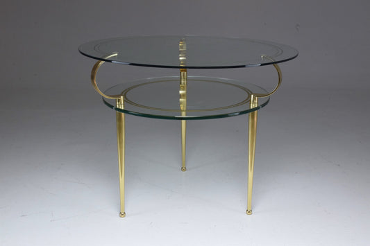 Italian Vintage Two Tier Coffee Table by Cesare Lacca, 1950s - Spirit Gallery 