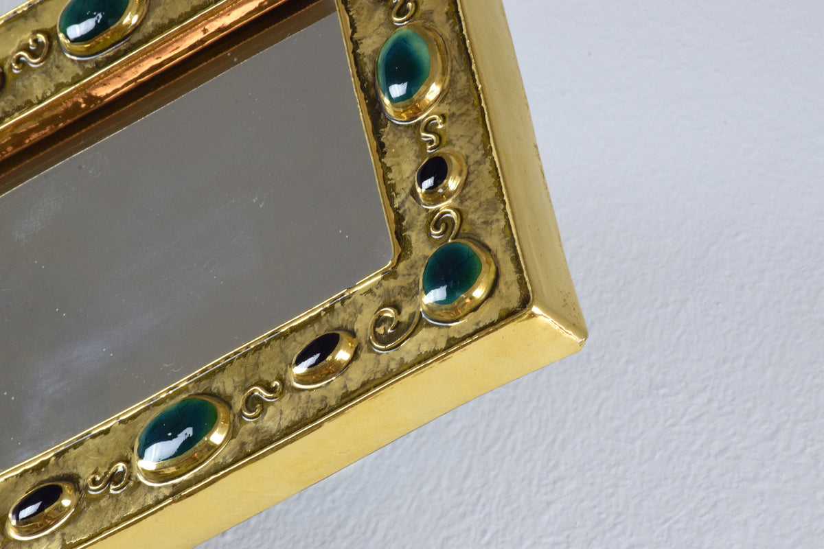 Mid-Century "Jewels Mirror" by Francois Lembo - Spirit Gallery 