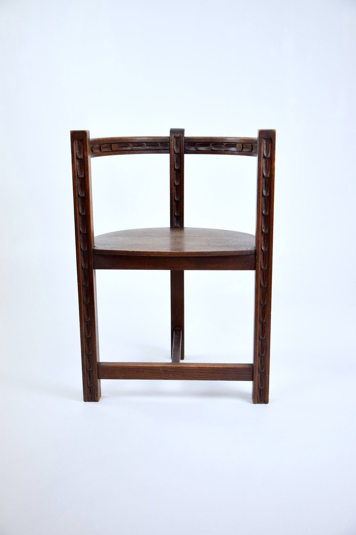 Original Art Deco Oak Chair, France, 1930's - Spirit Gallery 