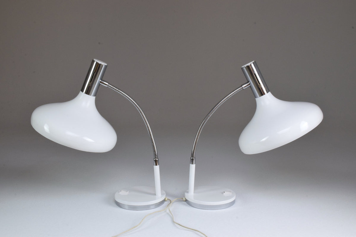 Pair of 20th Century French Articulating Table Lamps, 1970's - Spirit Gallery 