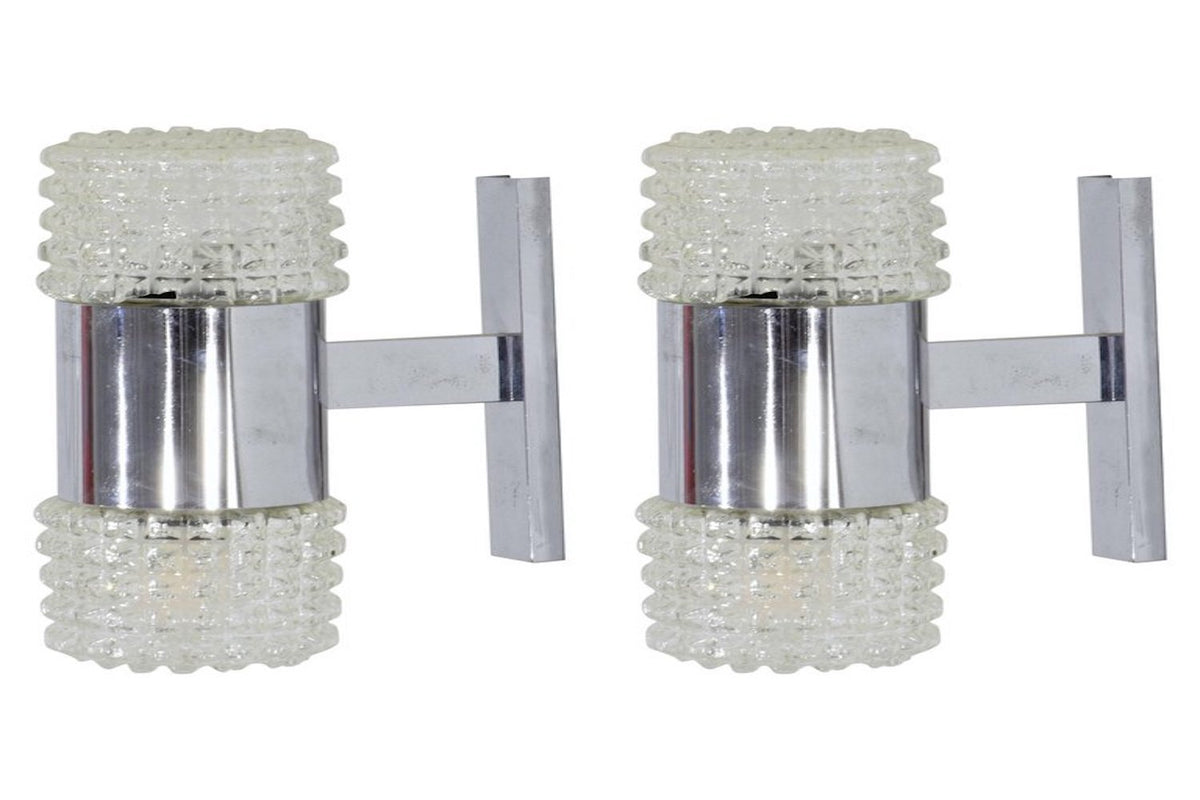 Pair of French Mid Century Sconces, 1970's - Spirit Gallery 