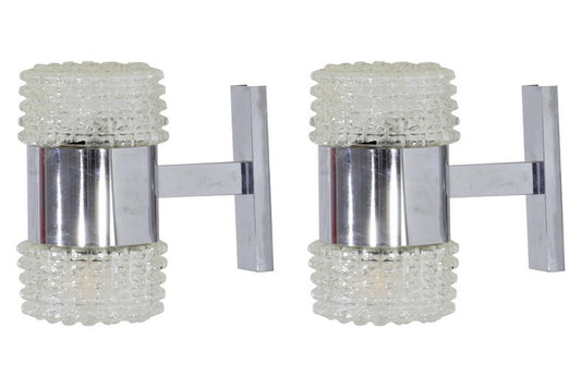 Pair of French Mid Century Sconces, 1970's - Spirit Gallery 
