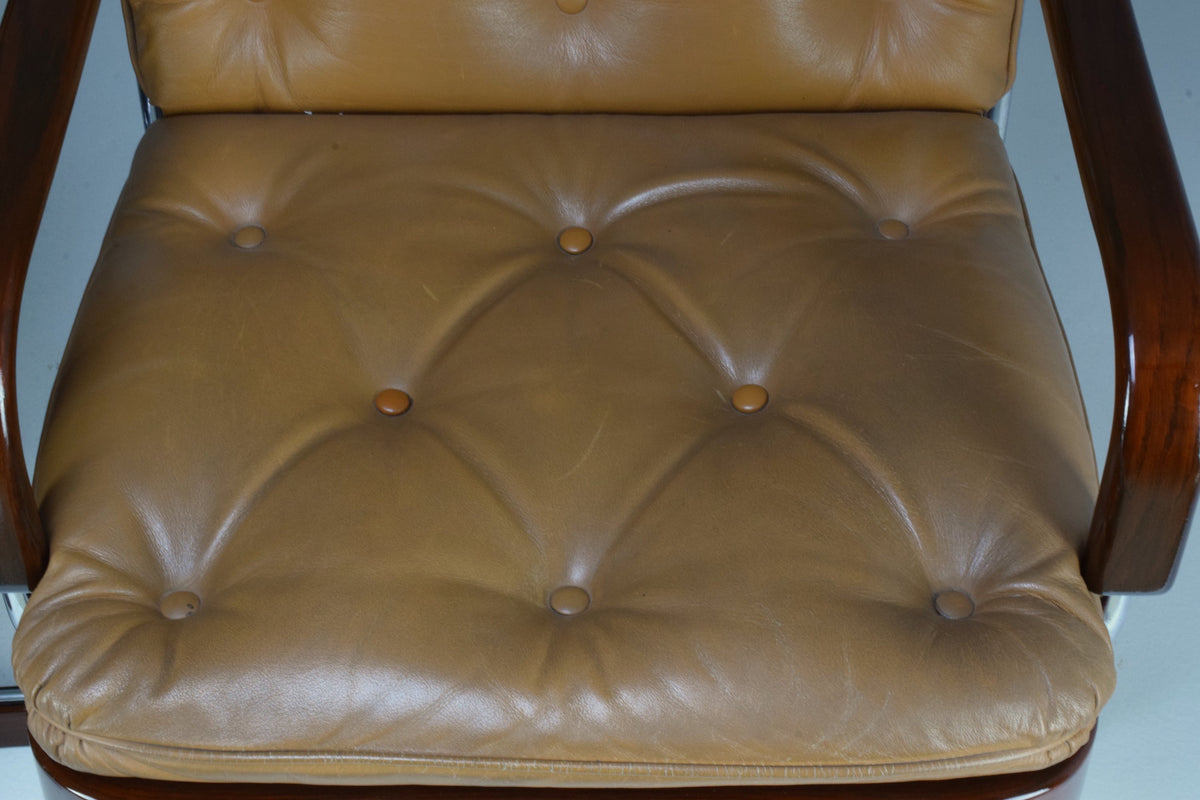 Pair of Mid-Century Modern Office Chairs by AG Barcelona, 1970's - Spirit Gallery 