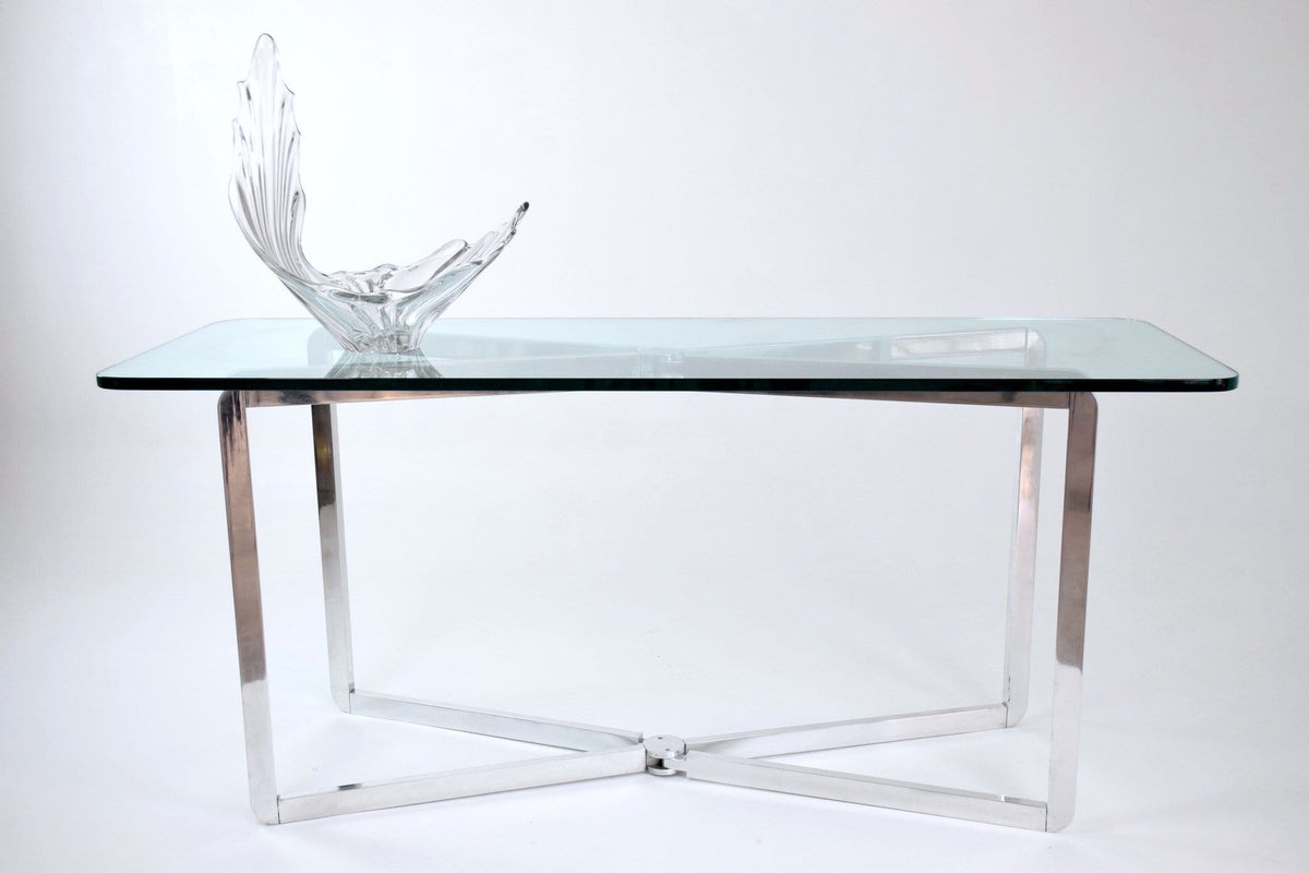 Sculptural Crystal Vase, France, 1960's - Spirit Gallery 
