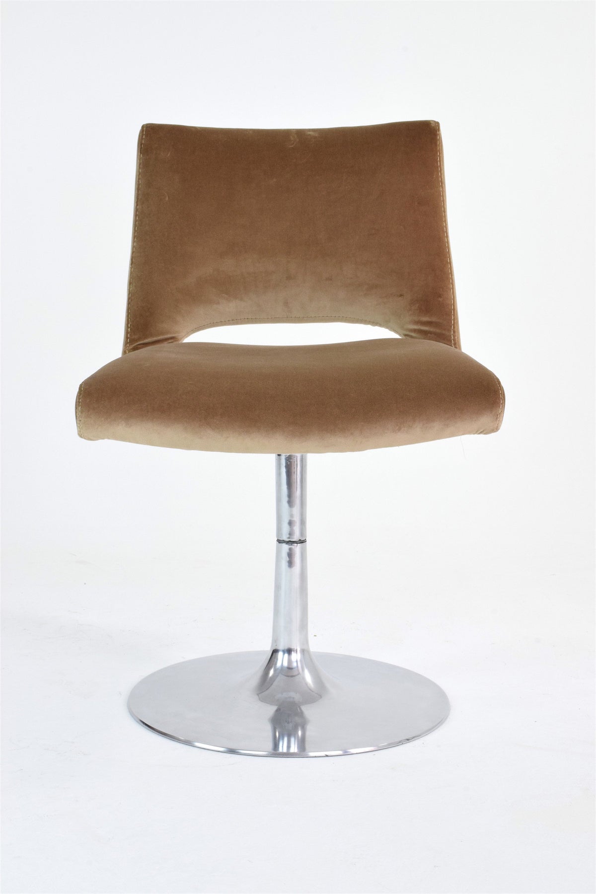 Velvet Tulip Chair, France, 1970's - Spirit Gallery 