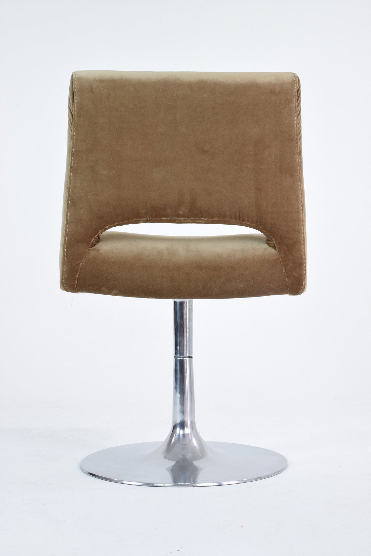 Velvet Tulip Chair, France, 1970's - Spirit Gallery 