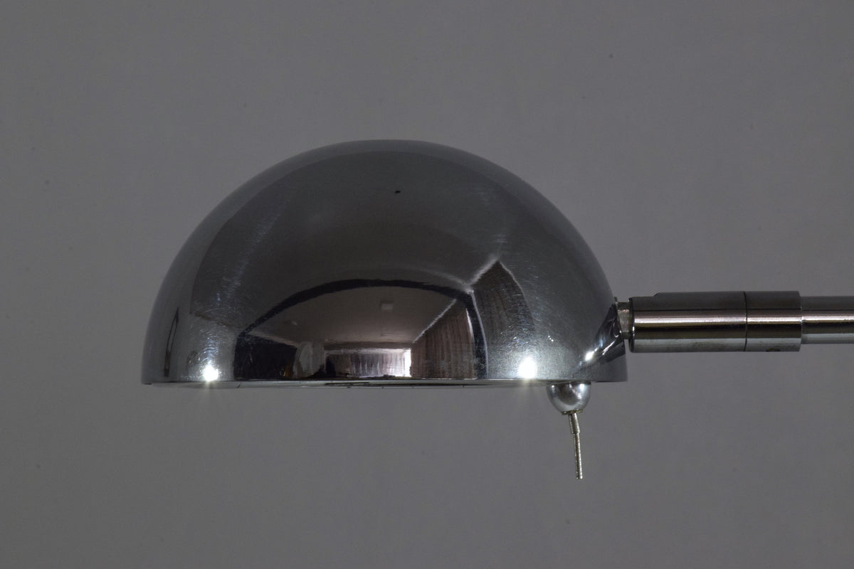 Vintage Height Adjustable Chrome Floor Lamp, 1980-1990 - Spirit Gallery 