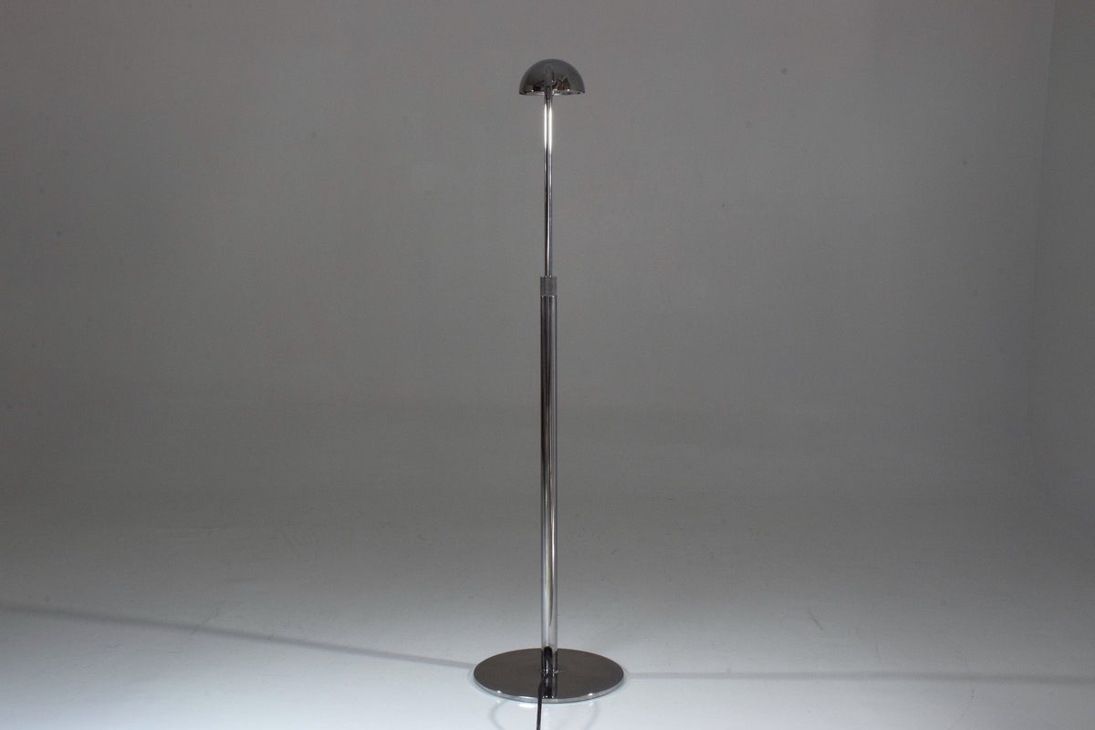 Vintage Height Adjustable Chrome Floor Lamp, 1980-1990 - Spirit Gallery 